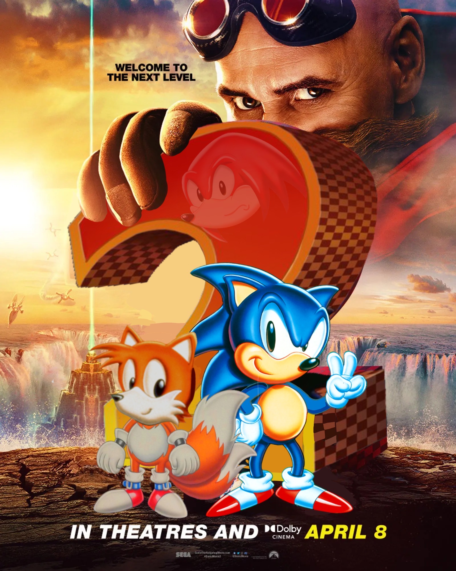 Sonic The Hedgehog 2 Movie Poster by JacobLewis1954 on DeviantArt