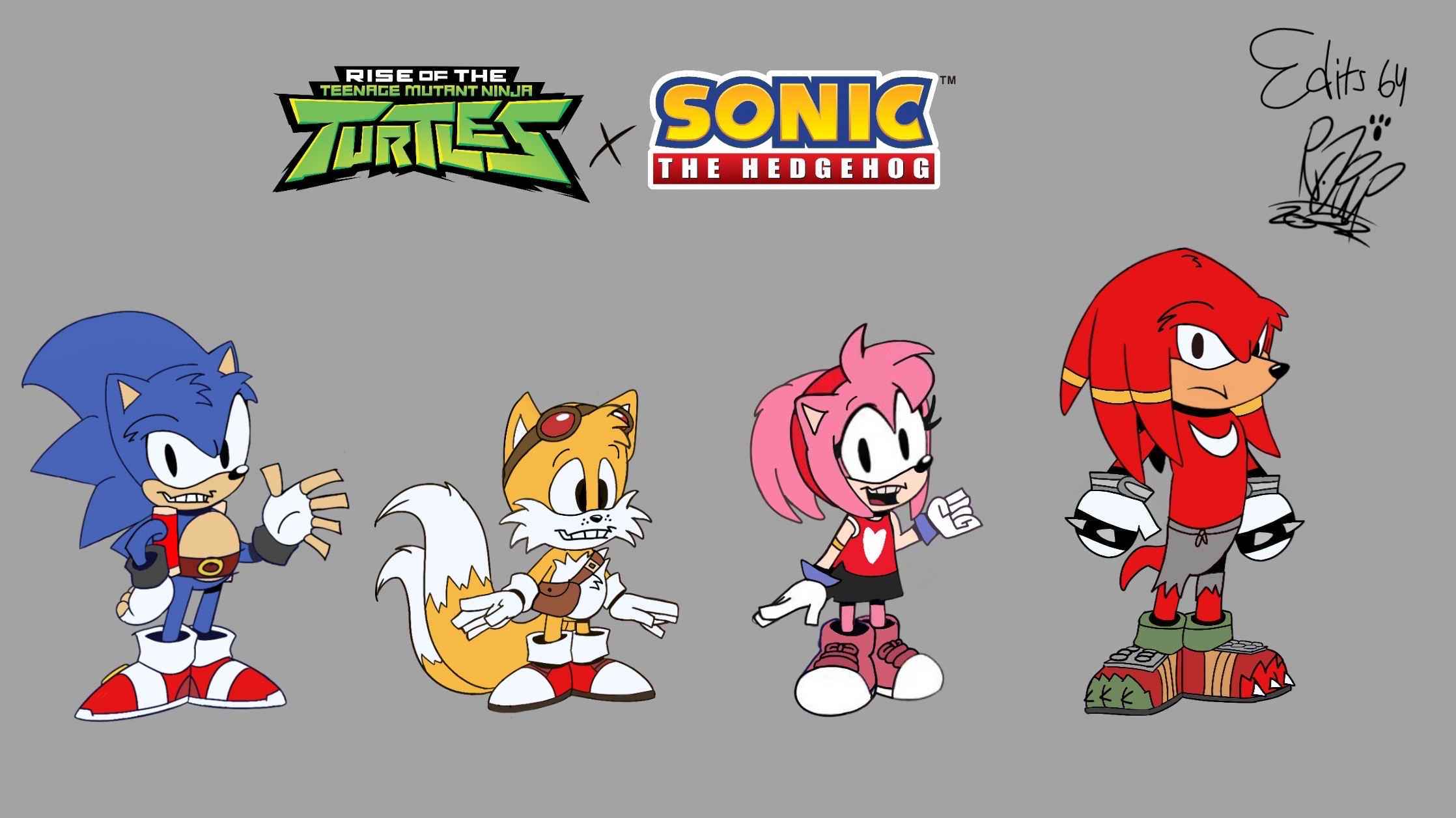 Rise of Sonic The Hedgehog (RoTTMNT Style) by RJToons on DeviantArt