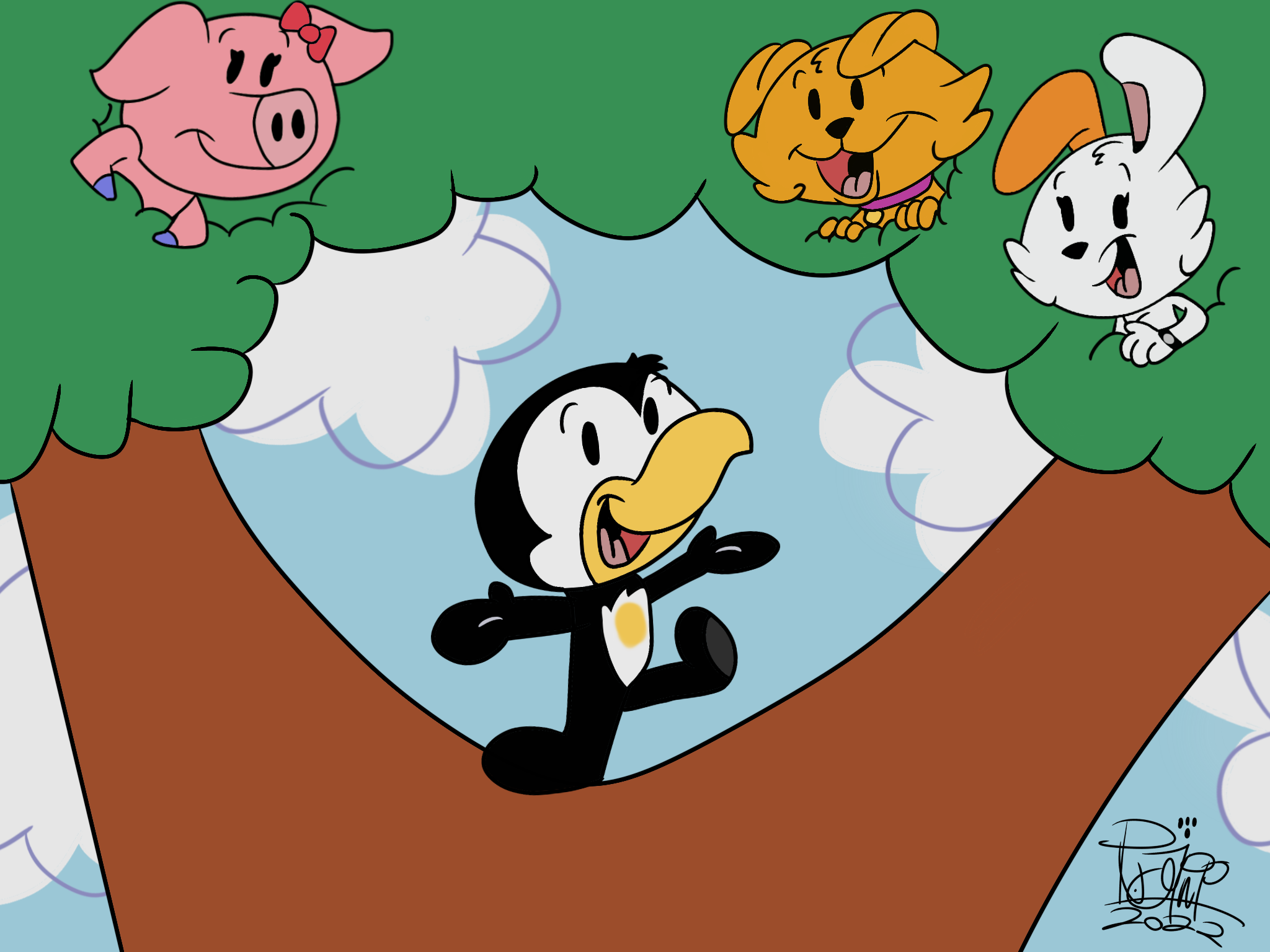 Paz the Penguin (Ready Set Learn!) by RJToons on DeviantArt