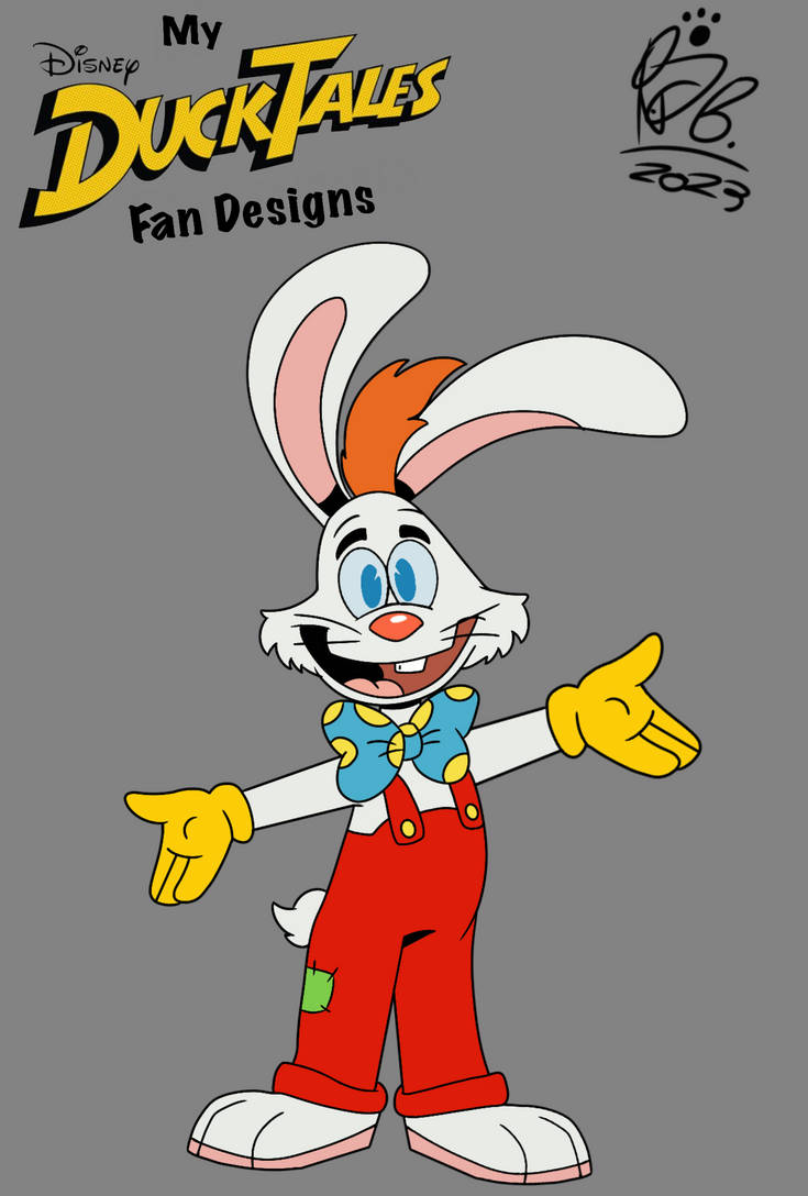My DuckTales Fan Designs #5 Roger Rabbit by RJToons on DeviantArt