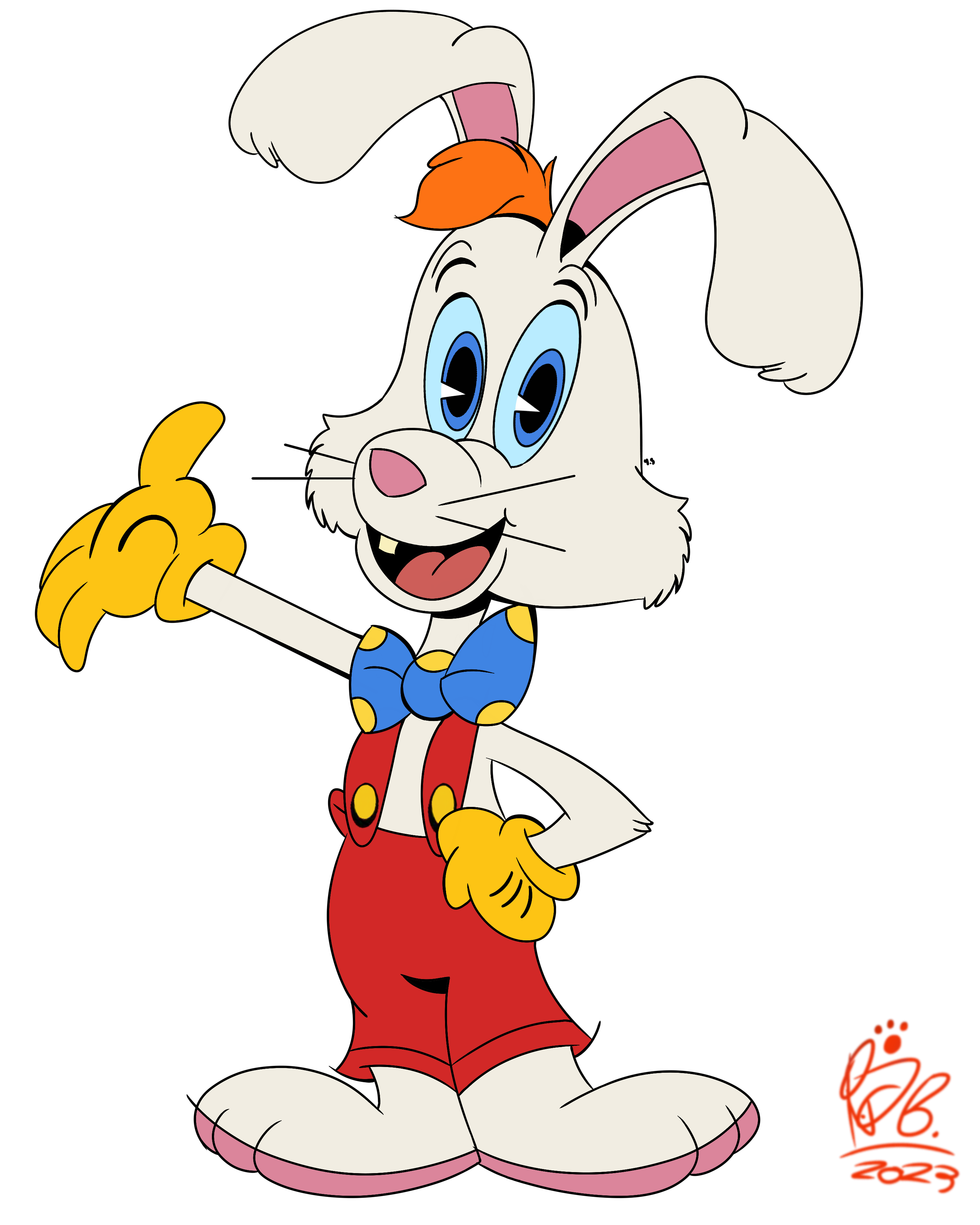 Paul Rudish Mickey Mouse Style Roger Rabbit by RJToons on DeviantArt