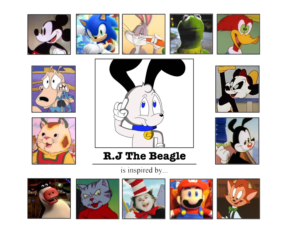 R.J The Beagle Personality Inspiration by RJToons on DeviantArt