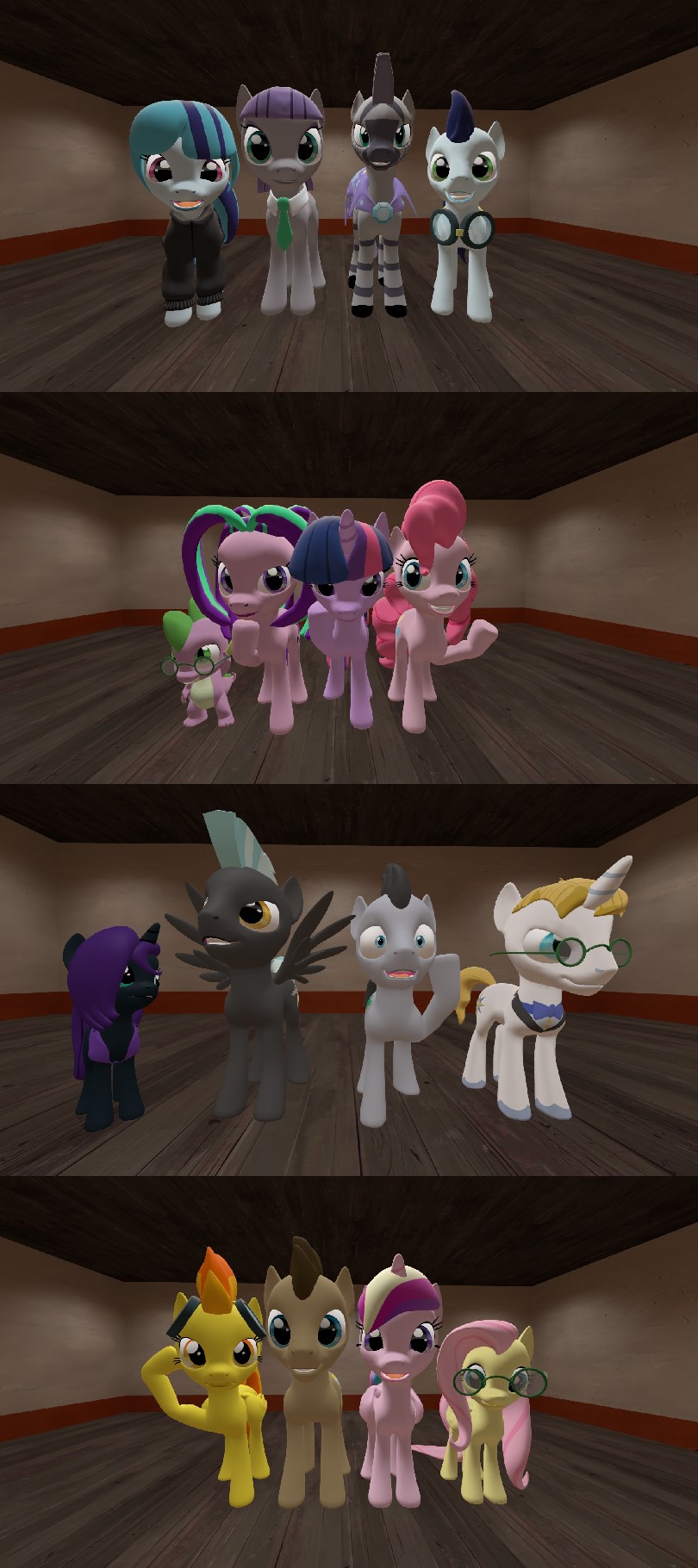 Dangan Ronpa MLP character cast