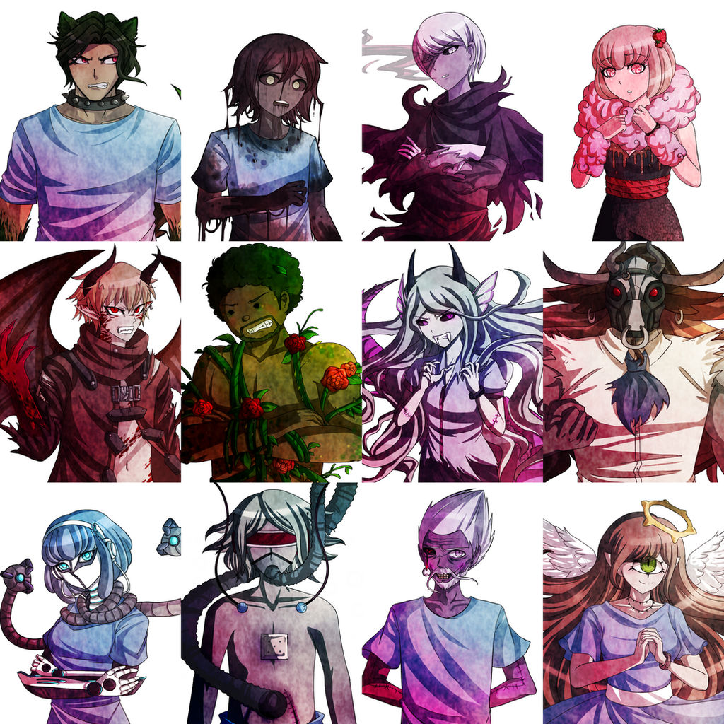 Dangan Ronpa Lab Au: Future Foundation by Fullmoonrose7 on DeviantArt