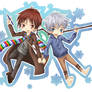 Jamie-Fabler and Jack Frost - chibi