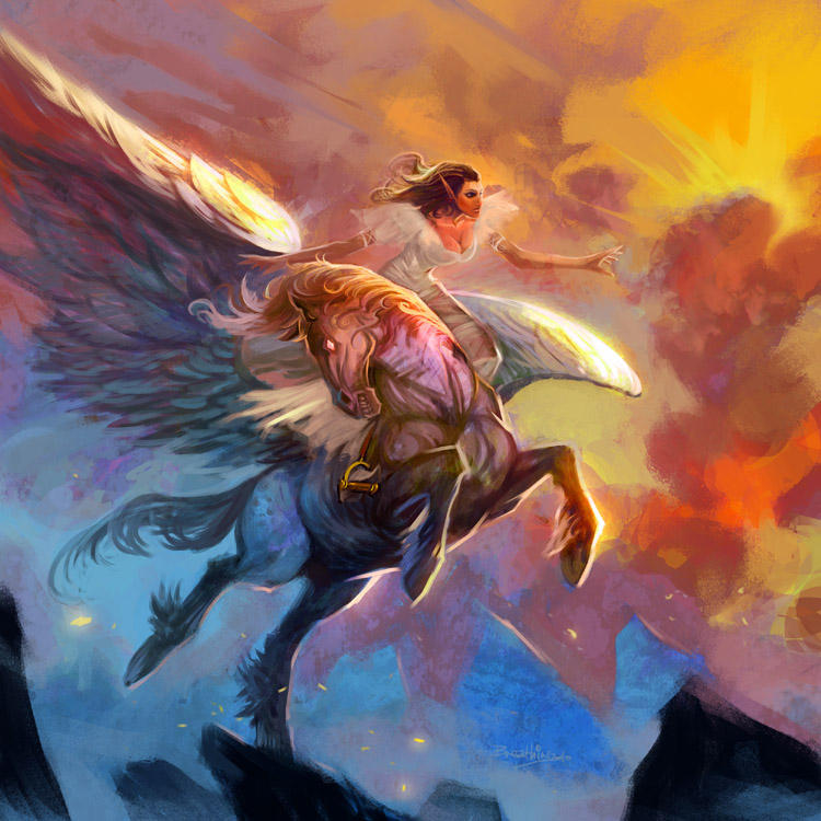 Отец крылатого коня пегаса. Пегас древнегреческая мифология. Конь с крыльями. Пегас с наездником. Всадник на Пегасе.