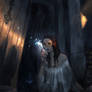 into the darkness