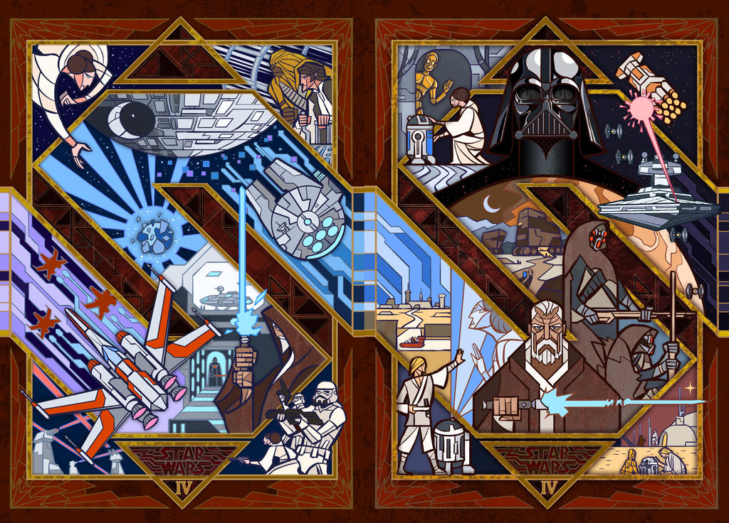 starwars IV:new hope by breath-art