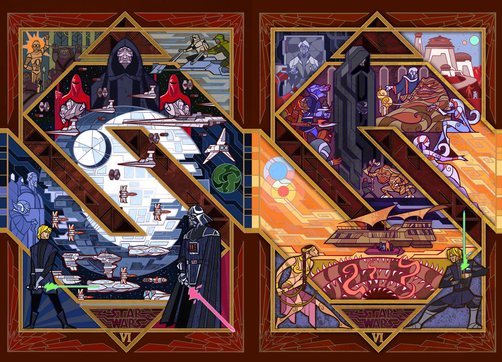 starwars VI:return of the Jedi by breath-art