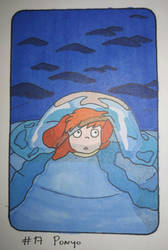 #AceoApril - Ponyo