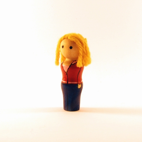 Rose Tyler peg doll