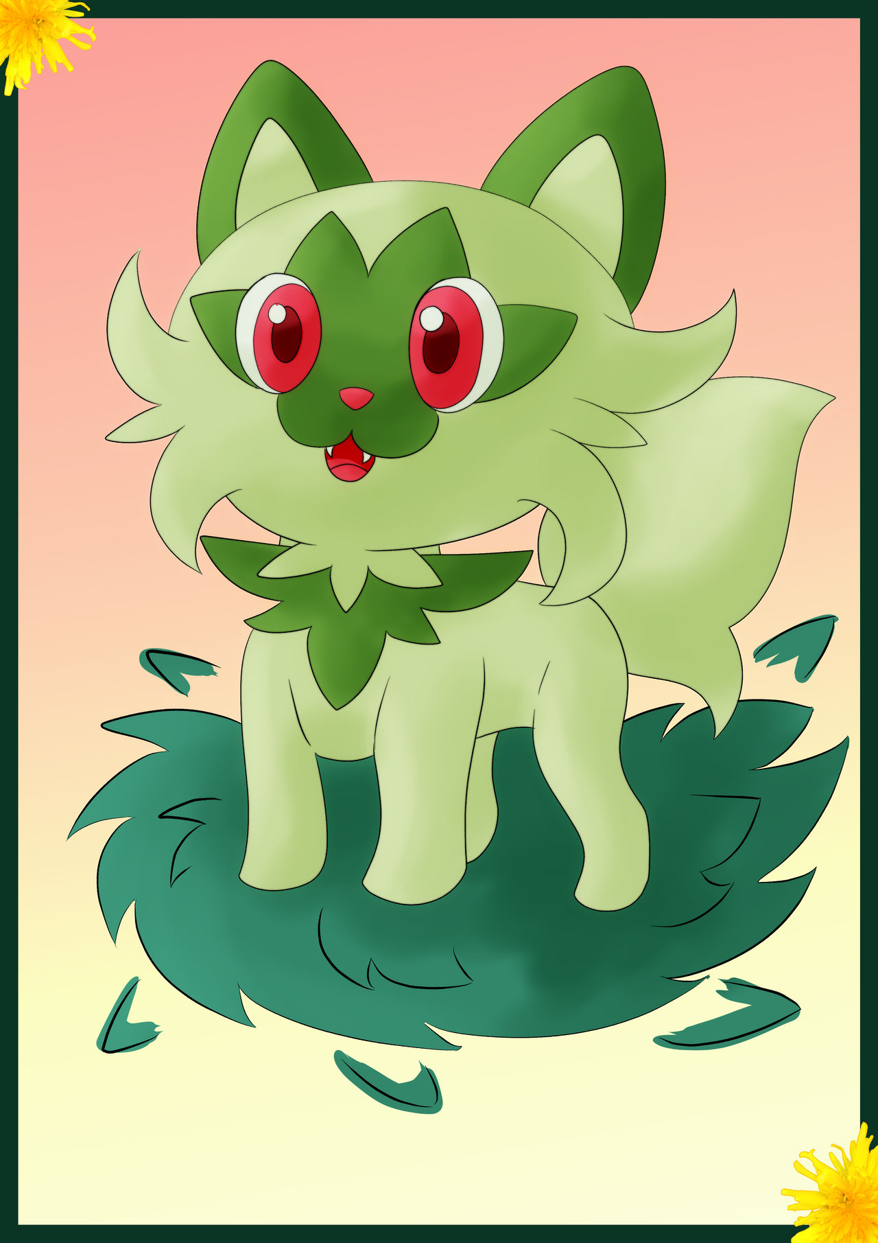 Sprigatito by Capousky on DeviantArt