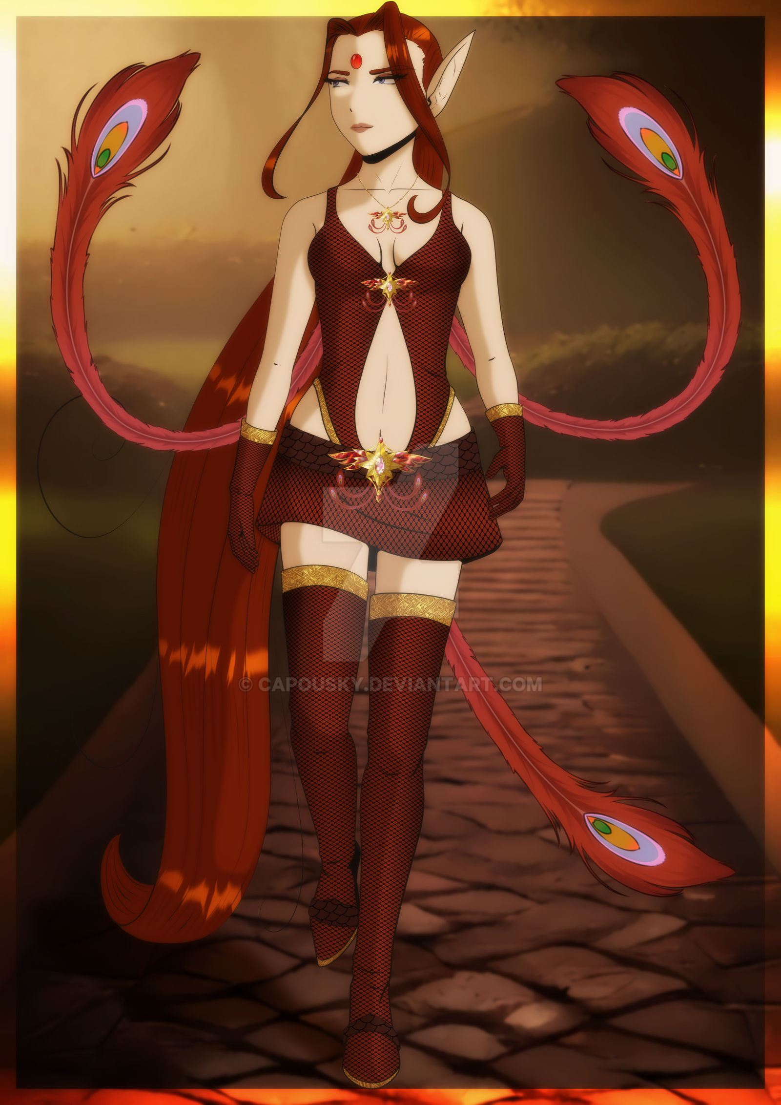Fire Queen Dress