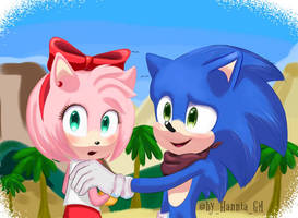 Sonic And Amy Movie ( Original scene in Sonic X)