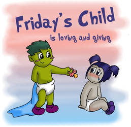 Fridays Child -Baby Titans