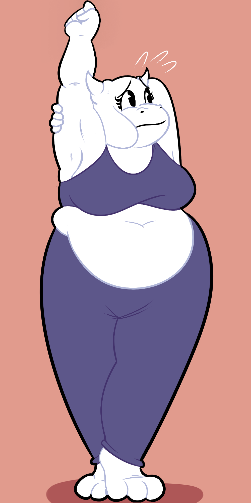 (Commission) Exercise Toriel