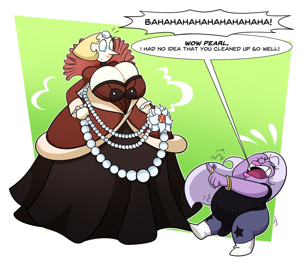 (commission) Puffy Empress Pearl and Amethsyt