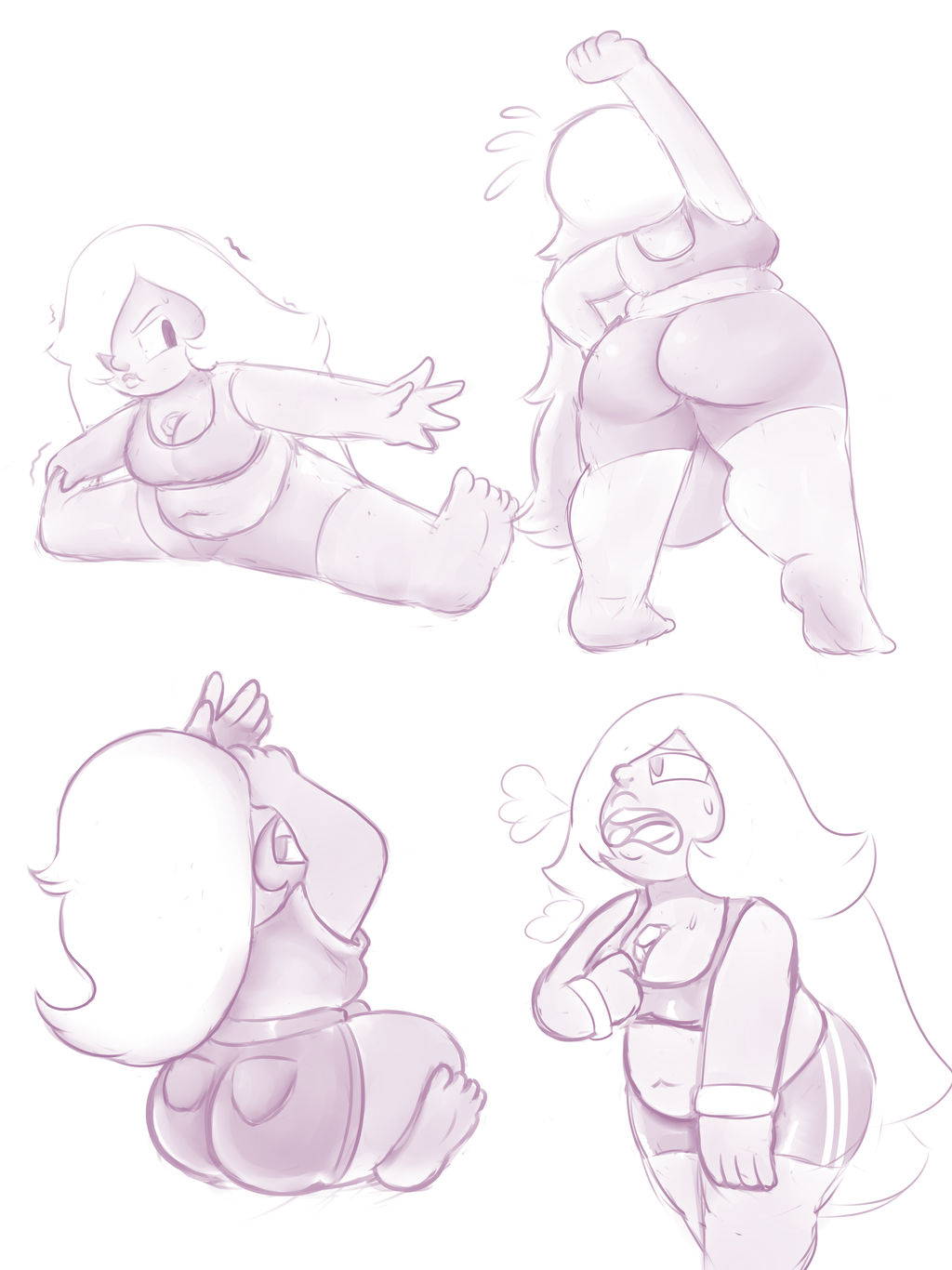 amethyst doodle sheet