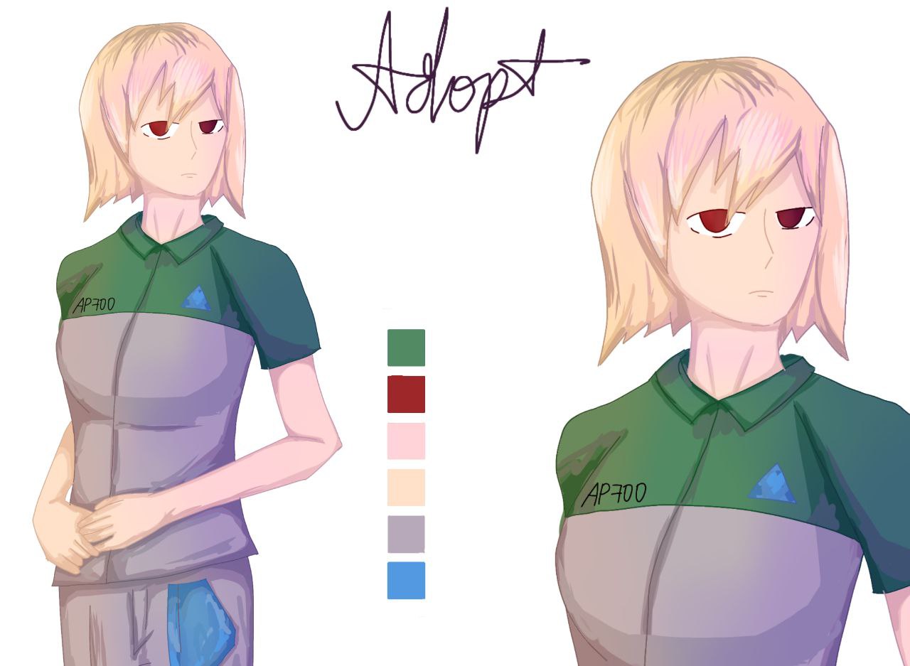 Adopt Auction!! android deviant dbh by jinguua on DeviantArt