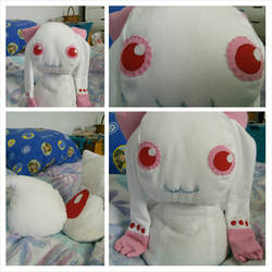 Handmade Kyubey stuffed animal