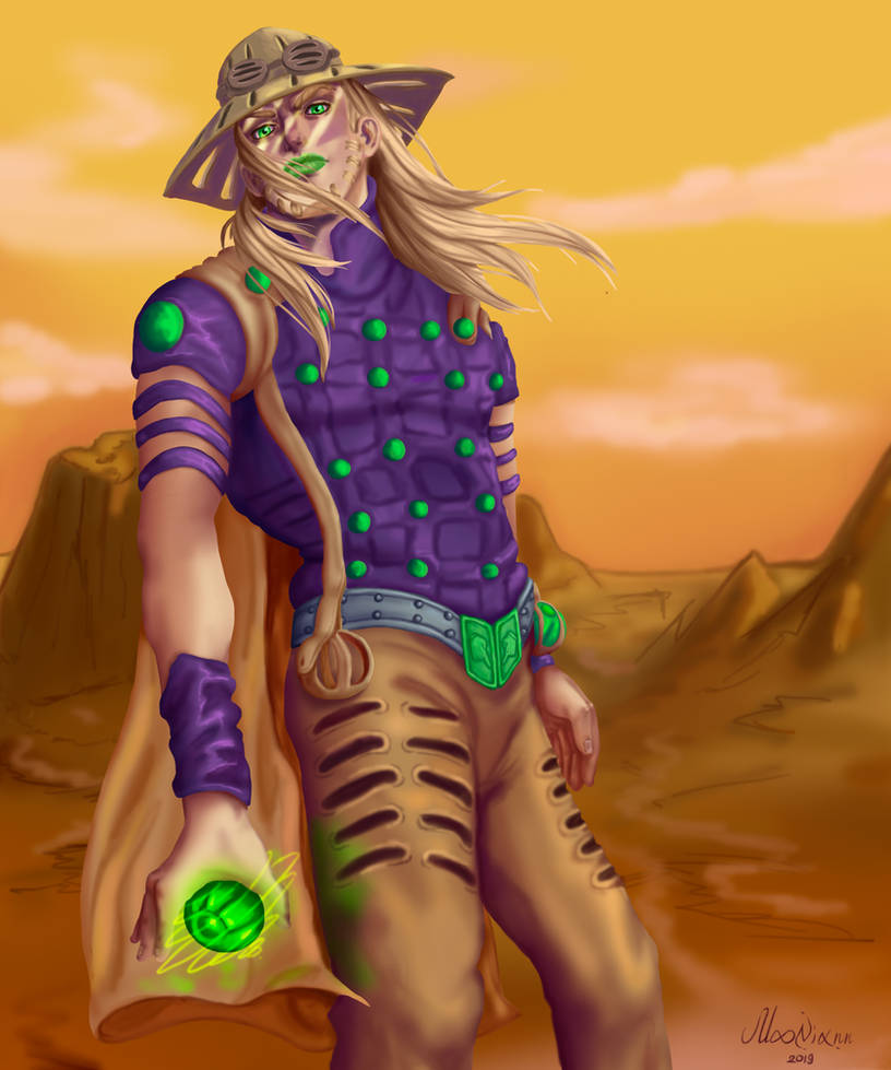 Gyro Ripelli Gyro Zeppeli by NiaNelli on DeviantArt
