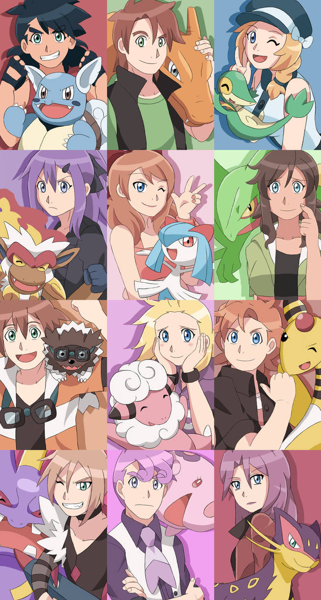 dawn (pokemon and 2 more) drawn by fumi_t204