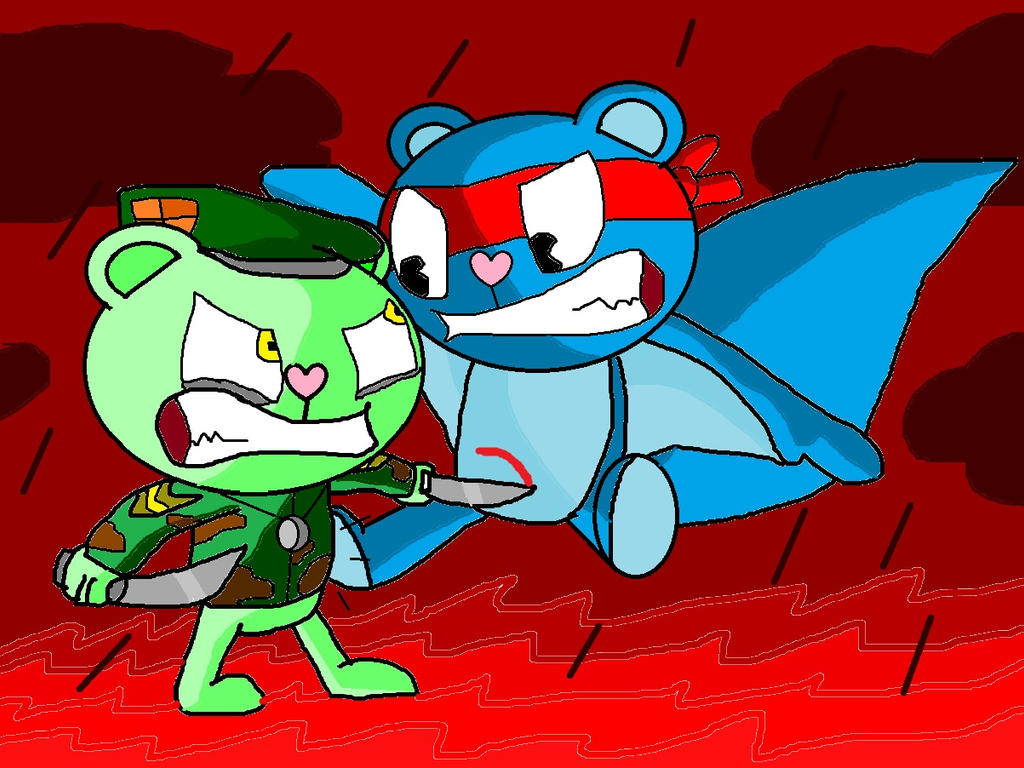 HTF Flippy Vs Splendid by KnightAtNights on DeviantArt