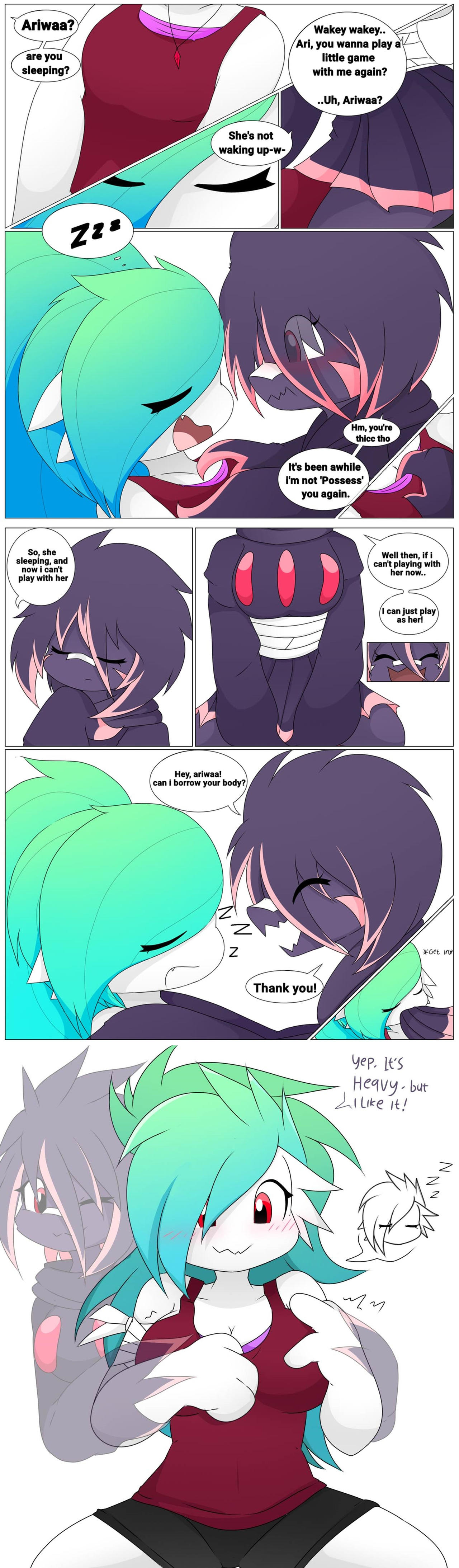 Pisession Silly Miorra (Female Possession) by KnightAtNights on DeviantArt