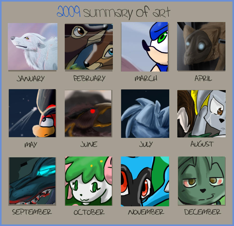 2009 art progression meme by Bread-Crumbz on DeviantArt