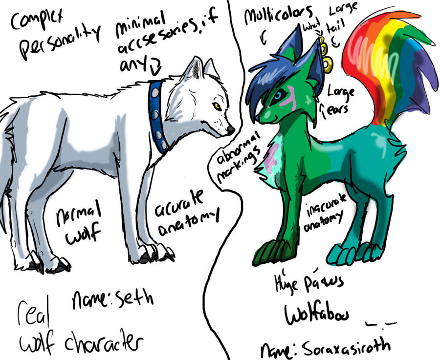 Wolves and wolfaboos by Bread-Crumbz on DeviantArt