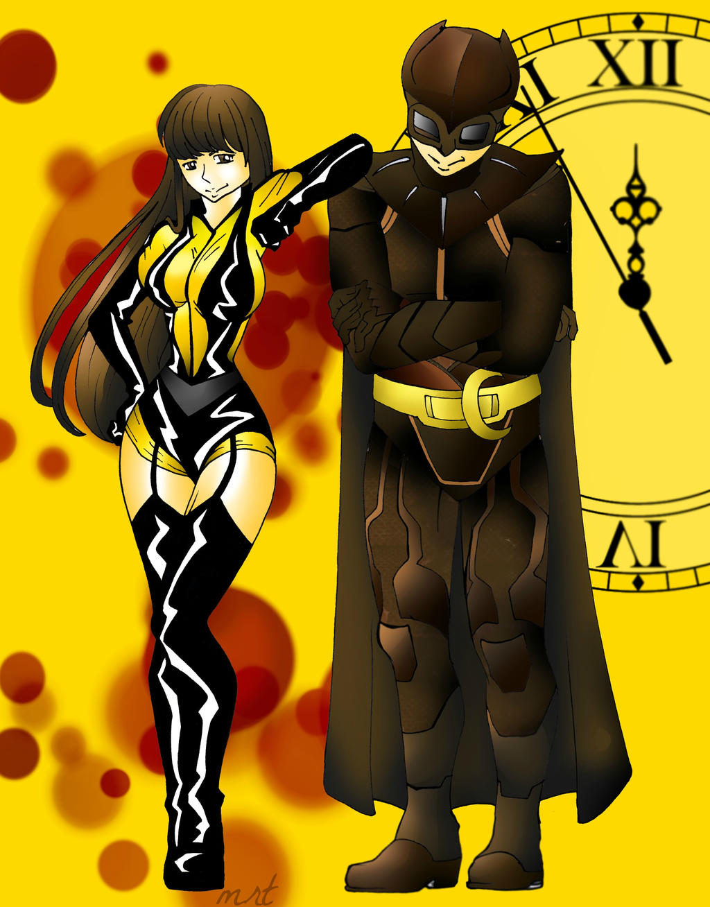 Silk Spectre and Nite Owl