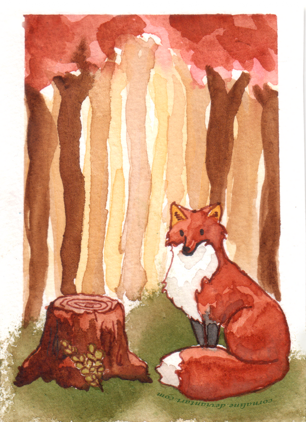 Forest Fox by Cornaline