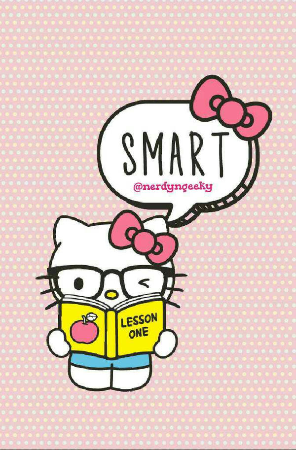 Smart Kitty Homework Smart- Hello Kitty by Kawaiiclass on DeviantArt