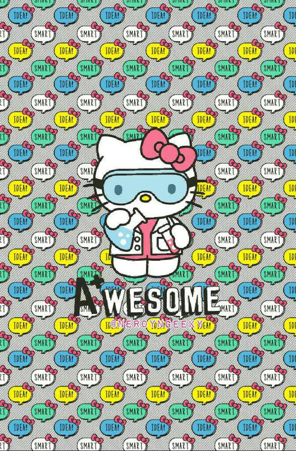 A+Awesome Science Hello Kitty by Kawaiiclass on DeviantArt