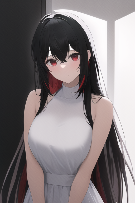 Anime-girl-with-long-black-hair-and-wearing-a-hood by Toumanix on DeviantArt