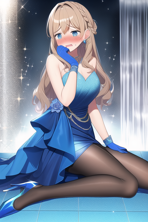 Prom dress shop anime