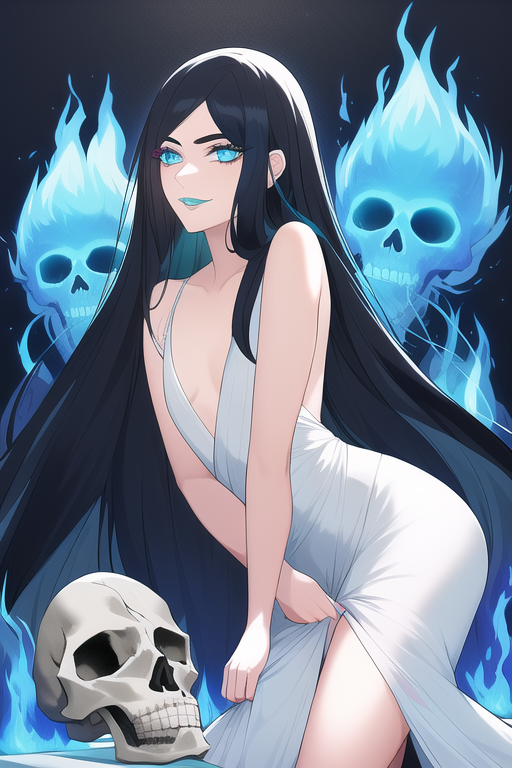 Anime-girl-with-long-black-hair-and-wearing-a-hood by Toumanix on DeviantArt