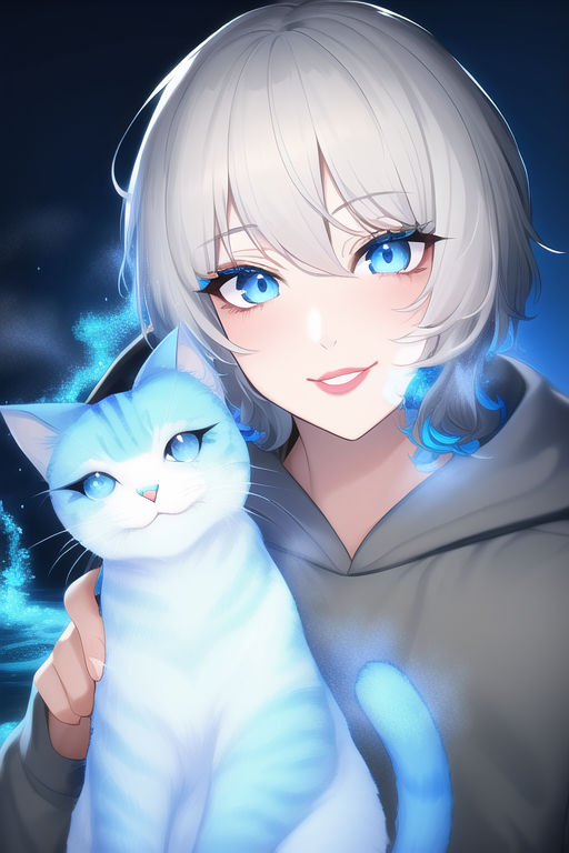 Short White Hair With Blue Eyes And A Grey Hoody, by VARM209 on DeviantArt Short White Hair With Blue Eyes And A Grey Hoody, by VARM209 on DeviantArt