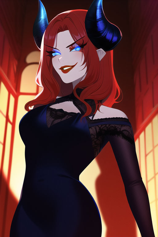 Crimson Red Hair, Blue Eyes, Shadows, Evil, Long by VARM209 on DeviantArt Crimson Red Hair, Blue Eyes, Shadows, Evil, Long by VARM209 on DeviantArt