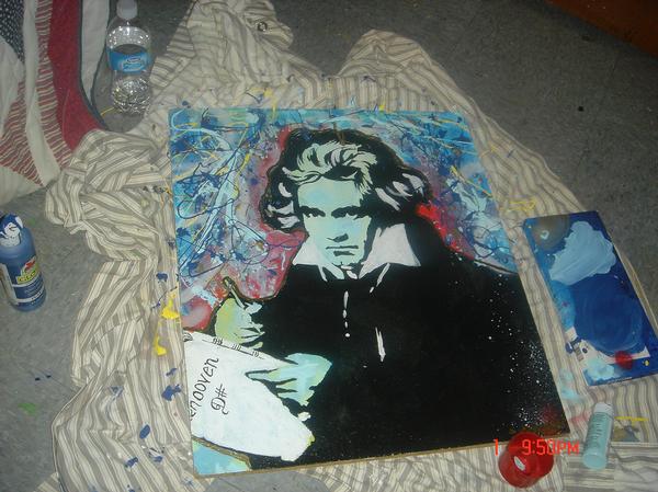 Beethoven Stencil