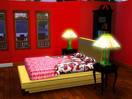 My room makeover red