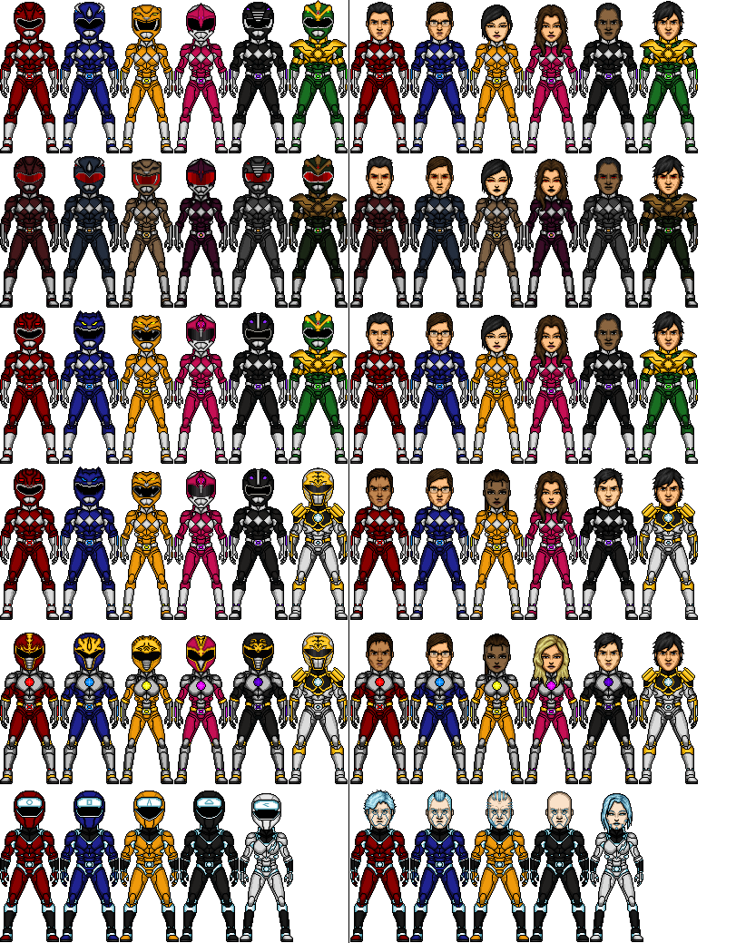 Mighty Morphin Power Rangers Reboot (updated)