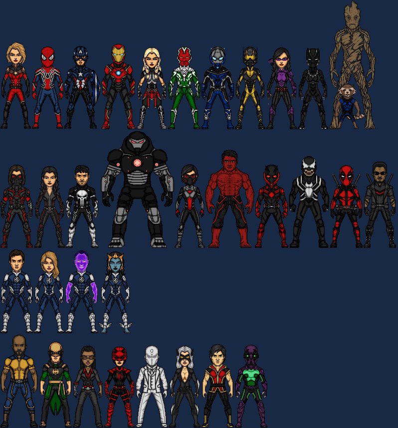 Marvel Heroes: Ultimate Assemble (Earth 2404) by Joker960317 on DeviantArt