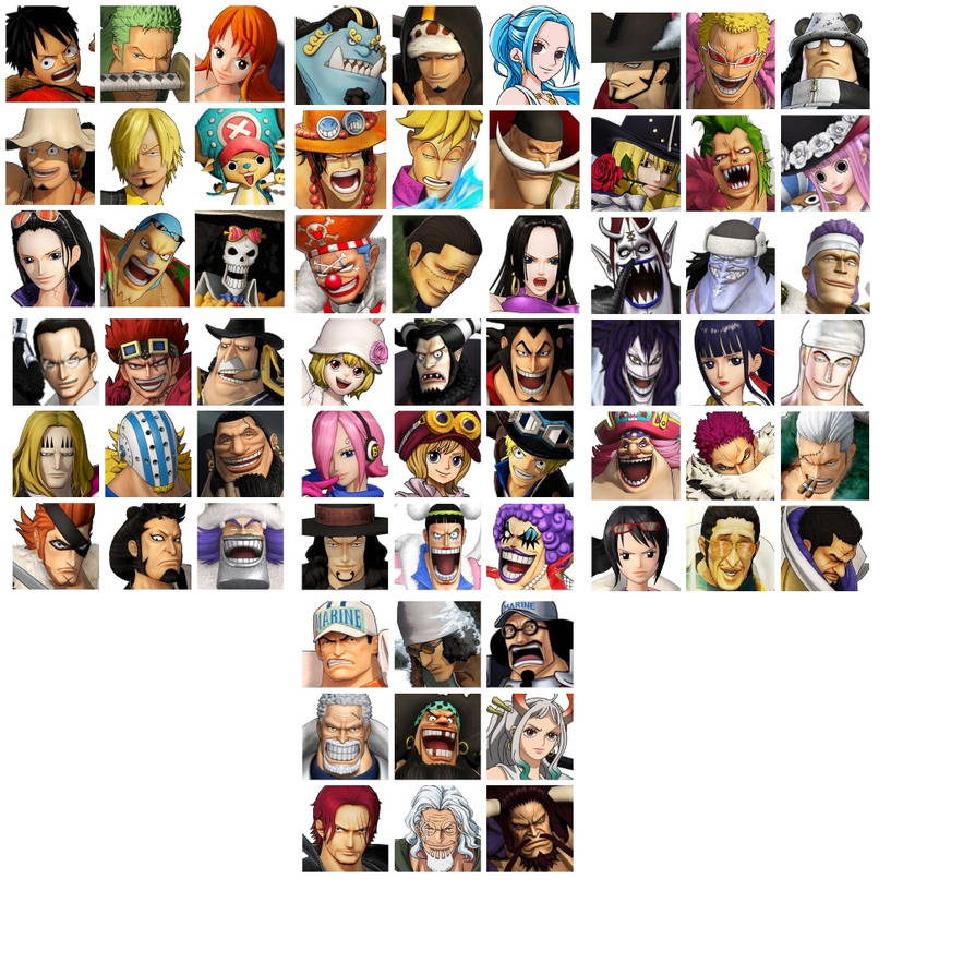 MY ONE PIECE FIGHTING GAME ROSTER by Almeida1102 on DeviantArt