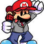 Mario in School Uniform.