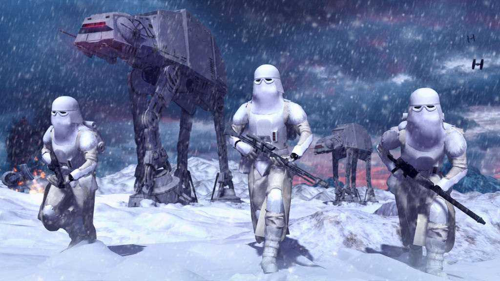 Imperial stormtroopers attack Echo Base by RUSSTG44 on DeviantArt