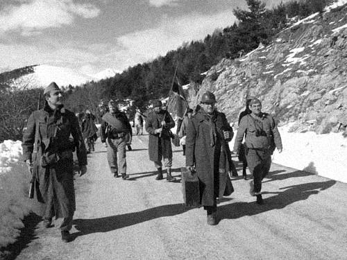 troops marching toward the Pyrenees 1940 by dlink97 on DeviantArt
