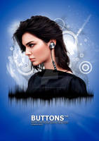 Buttons mockup ad