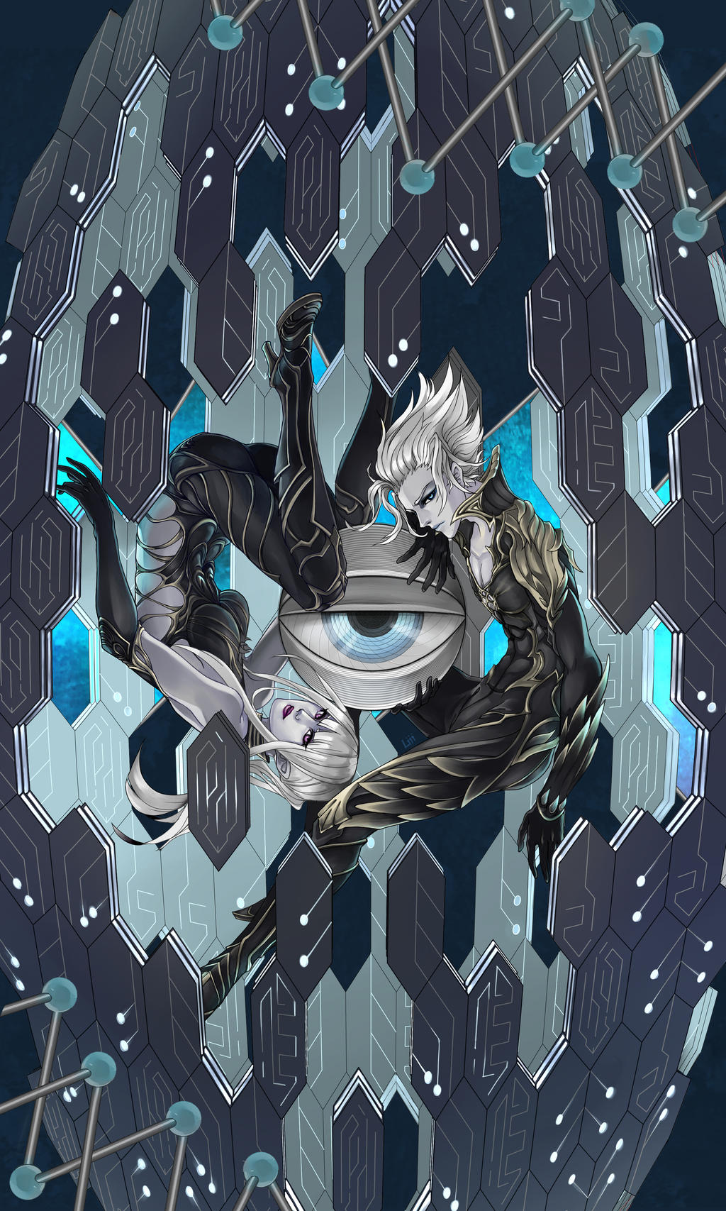 FFXIV OMEGA F+M by Complication05 on DeviantArt