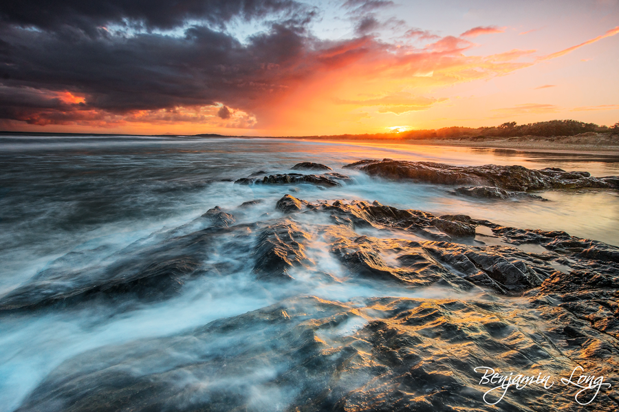 stormy sunset